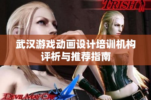 武漢游戲動畫設計培訓機構評析與推薦指南