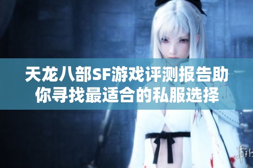 天龍八部SF游戲評測報告助你尋找最適合的私服選擇