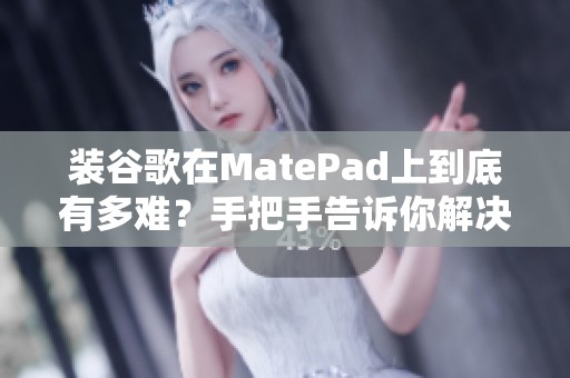 裝谷歌在MatePad上到底有多難？手把手告訴你解決方案！
