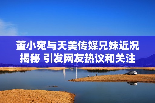董小宛與天美傳媒兄妹近況揭秘 引發(fā)網(wǎng)友熱議和關(guān)注