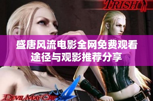 盛唐風(fēng)流電影全網(wǎng)免費(fèi)觀看途徑與觀影推薦分享