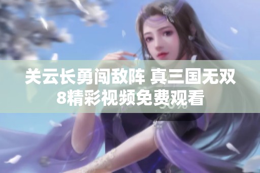 關(guān)云長(zhǎng)勇闖敵陣 真三國(guó)無(wú)雙8精彩視頻免費(fèi)觀看