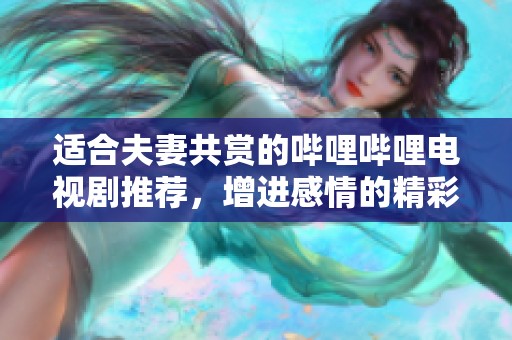 適合夫妻共賞的嗶哩嗶哩電視劇推薦，增進感情的精彩劇集
