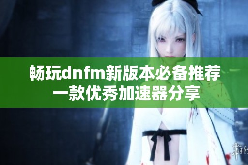 暢玩dnfm新版本必備推薦 一款優秀加速器分享