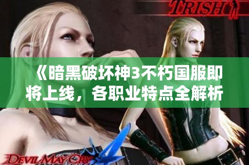 《暗黑破壞神3不朽國服即將上線，各職業特點全解析》