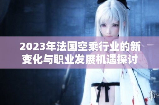 2023年法國空乘行業的新變化與職業發展機遇探討
