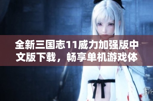 全新三國志11威力加強版中文版下載，暢享單機游戲體驗