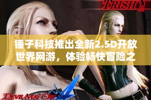 錘子科技推出全新2.5D開放世界網(wǎng)游，體驗(yàn)暢快冒險(xiǎn)之旅