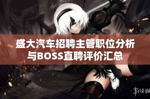 盛大汽車招聘主管職位分析與BOSS直聘評價匯總