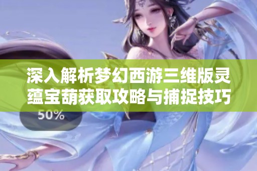 深入解析夢幻西游三維版靈蘊寶葫獲取攻略與捕捉技巧