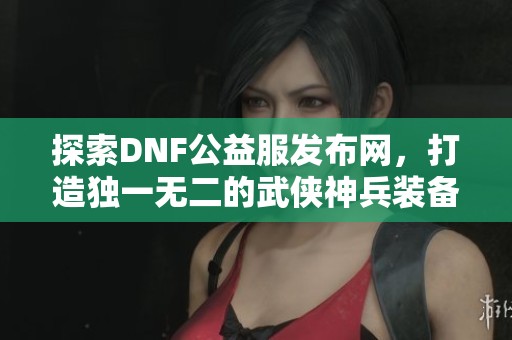 探索DNF公益服發布網，打造獨一無二的武俠神兵裝備攻略