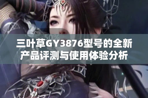 三葉草GY3876型號的全新產(chǎn)品評測與使用體驗(yàn)分析