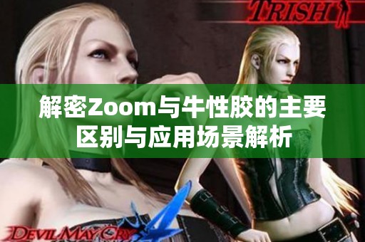 解密Zoom與牛性膠的主要區(qū)別與應用場景解析