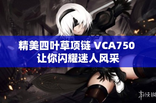 精美四葉草項鏈 VCA750 讓你閃耀迷人風采
