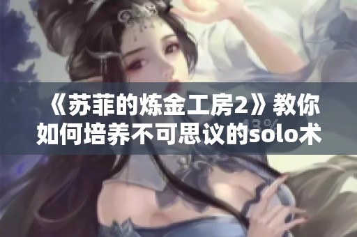 《蘇菲的煉金工房2》教你如何培養(yǎng)不可思議的solo術(shù)士攻略七大要點(diǎn)