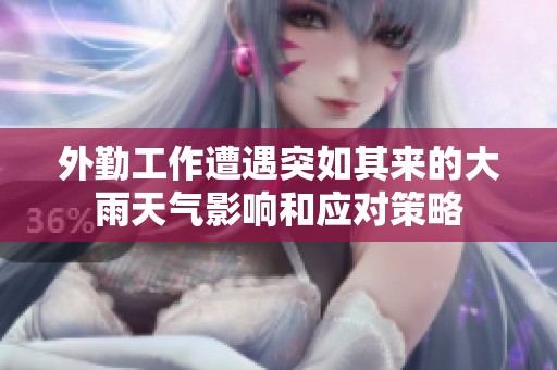 外勤工作遭遇突如其來的大雨天氣影響和應對策略