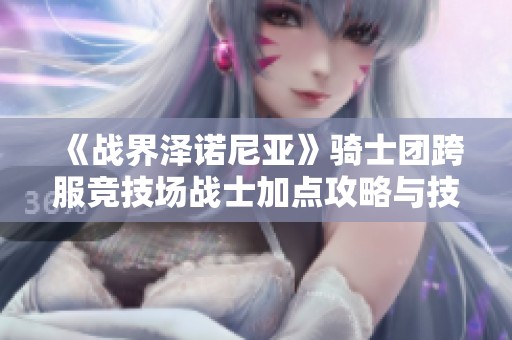 《戰界澤諾尼亞》騎士團跨服競技場戰士加點攻略與技巧揭秘
