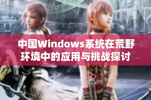 中國Windows系統在荒野環境中的應用與挑戰探討