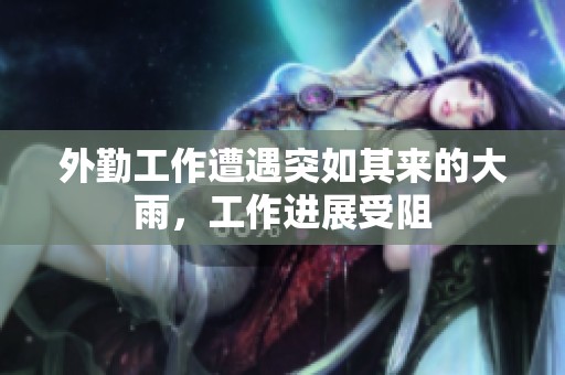 外勤工作遭遇突如其來(lái)的大雨，工作進(jìn)展受阻