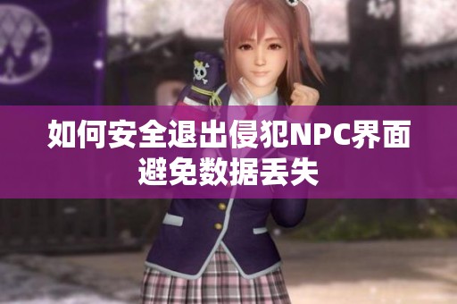 如何安全退出侵犯NPC界面避免數(shù)據(jù)丟失