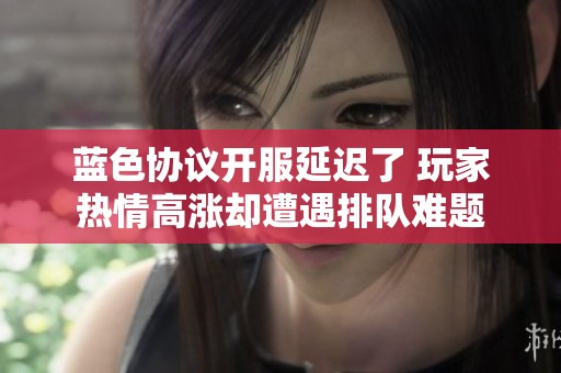 藍(lán)色協(xié)議開服延遲了 玩家熱情高漲卻遭遇排隊(duì)難題