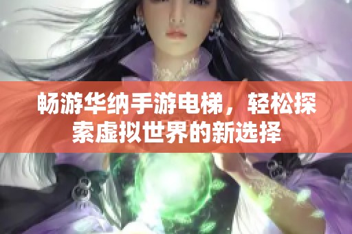 暢游華納手游電梯，輕松探索虛擬世界的新選擇