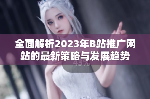 全面解析2023年B站推廣網站的最新策略與發展趨勢