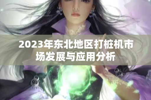 2023年東北地區打樁機市場發展與應用分析
