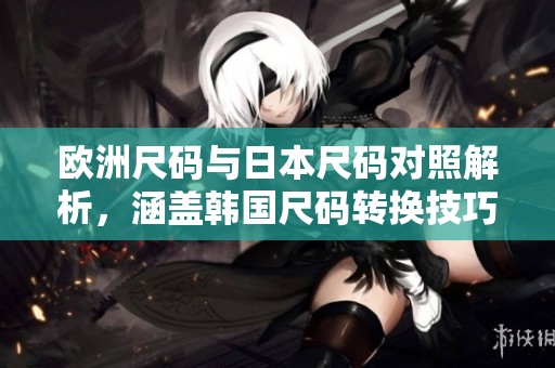 歐洲尺碼與日本尺碼對照解析，涵蓋韓國尺碼轉換技巧