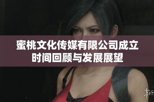蜜桃文化傳媒有限公司成立時間回顧與發展展望