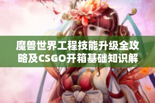 魔獸世界工程技能升級(jí)全攻略及CSGO開箱基礎(chǔ)知識(shí)解析