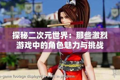 探秘二次元世界：那些激烈游戲中的角色魅力與挑戰