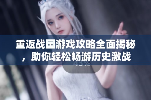 重返戰國游戲攻略全面揭秘，助你輕松暢游歷史激戰