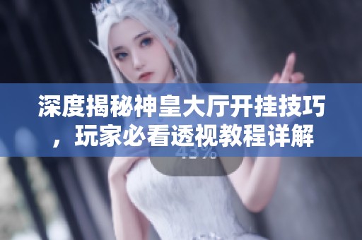 深度揭秘神皇大廳開掛技巧，玩家必看透視教程詳解