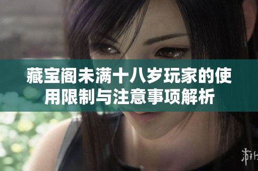 藏寶閣未滿十八歲玩家的使用限制與注意事項解析