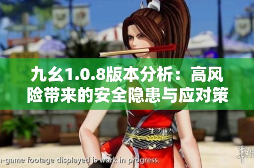九幺1.0.8版本分析：高風險帶來的安全隱患與應對策略