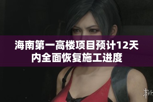 海南第一高樓項目預計12天內全面恢復施工進度