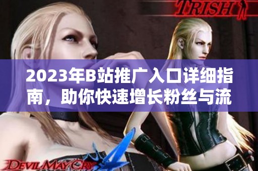2023年B站推廣入口詳細指南，助你快速增長粉絲與流量