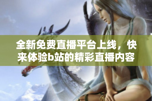 全新免費(fèi)直播平臺(tái)上線，快來體驗(yàn)b站的精彩直播內(nèi)容！