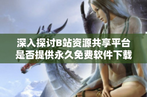 深入探討B站資源共享平臺是否提供永久免費軟件下載服務