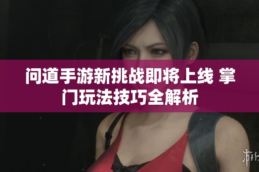 問道手游新挑戰即將上線 掌門玩法技巧全解析