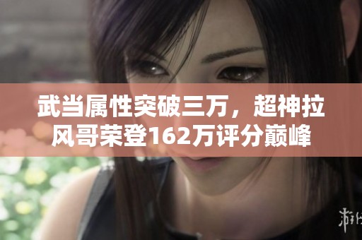 武當屬性突破三萬，超神拉風哥榮登162萬評分巔峰