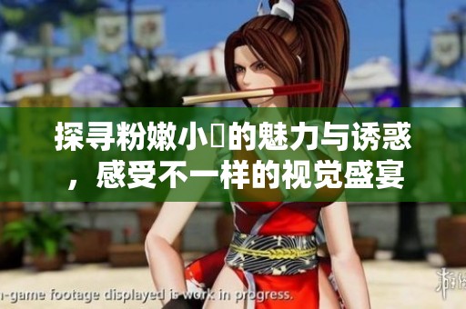 探尋粉嫩小泬的魅力與誘惑，感受不一樣的視覺盛宴