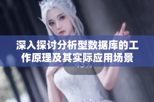 深入探討分析型數據庫的工作原理及其實際應用場景