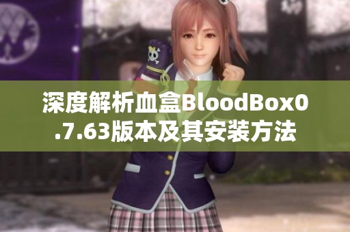 深度解析血盒BloodBox0.7.63版本及其安裝方法