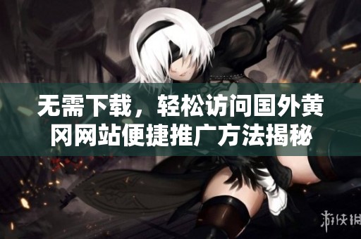 無需下載，輕松訪問國外黃岡網站便捷推廣方法揭秘