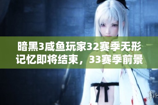 暗黑3咸魚玩家32賽季無形記憶即將結束，33賽季前景探討