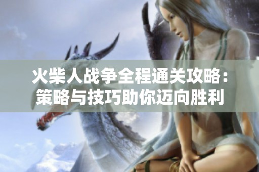 火柴人戰(zhàn)爭全程通關(guān)攻略：策略與技巧助你邁向勝利