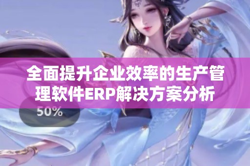 全面提升企業(yè)效率的生產(chǎn)管理軟件ERP解決方案分析