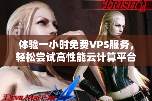 體驗一小時免費VPS服務，輕松嘗試高性能云計算平臺